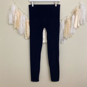 SPANX Look At Me Now Seamless Leggings Navy Blue